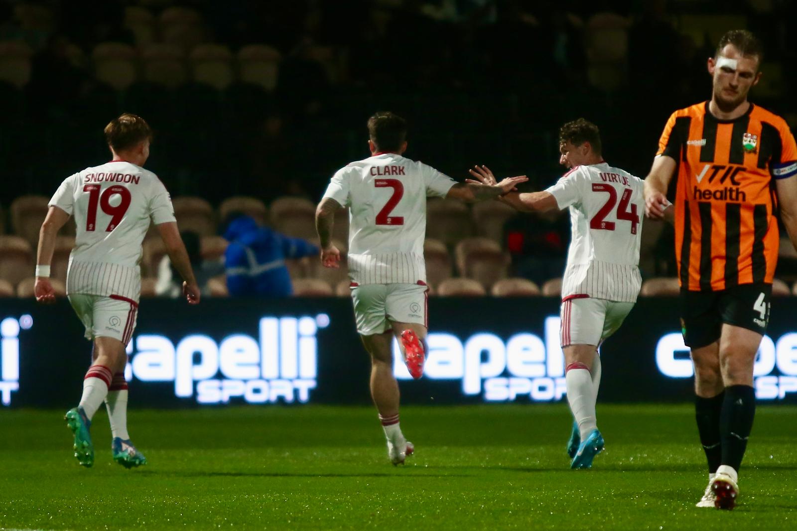 mitch clark barnet goal celebration