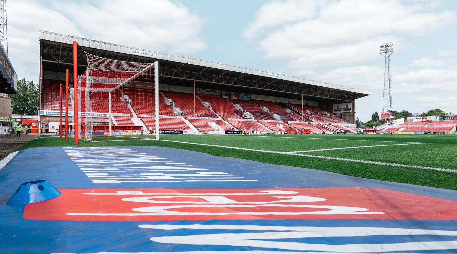 Swindon town county ground goalline 1