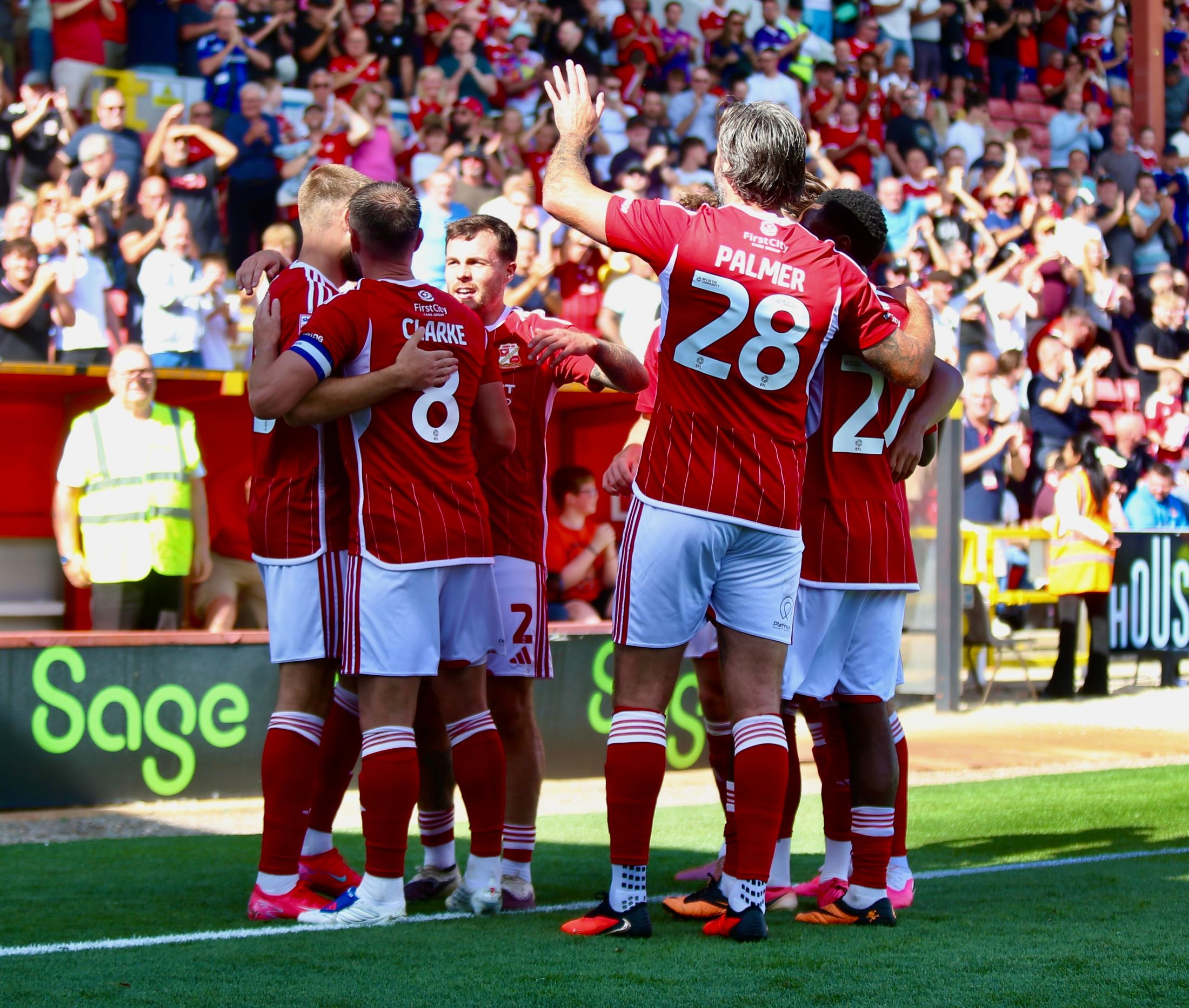 swindon town cheltenham celebration 234j32i432